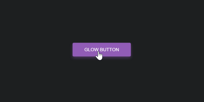 glow button effect css